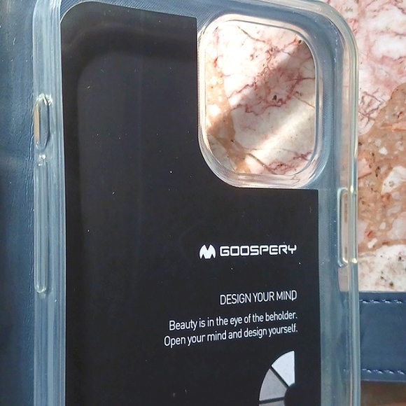 NWT iPhone 12 Diary/Wallet Case Navy - Picture 12 of 12